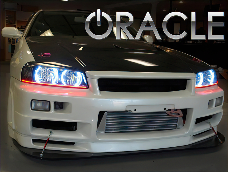 Nissan Skyline Headlight Halo Kit - ORACLE Lighting - Blue - `98-`01